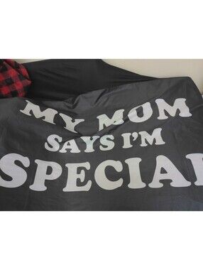 My Mom Says I'm Special Flag Banner Funny Gag Gift Meme Tapestry Wall Hanging